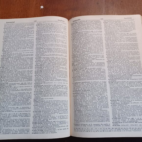 Webster's New World Dictionary Of The American Language College Edition 1957 - Picture 8 of 10
